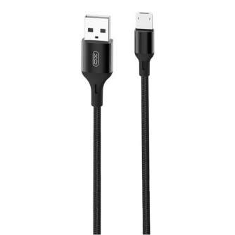 Кабели - Cable USB to Micro USB XO NB143, 1m (black) - быстрый заказ от производителя