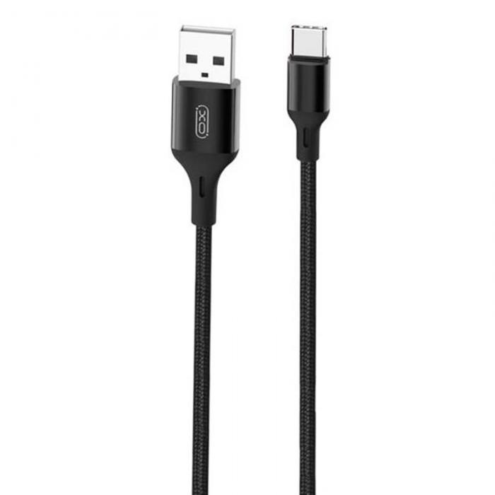 Кабели - Cable USB to USB-C XO NB143, 1m (black) - быстрый заказ от производителя