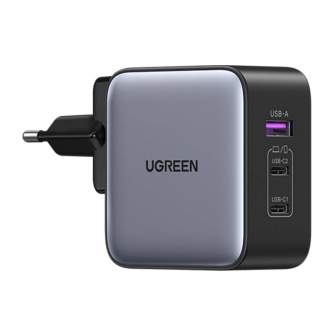Power Banks - Ugreen Nexode wall charger, 2x USB-C + USB, 65W 90409 - быстрый заказ от производителя