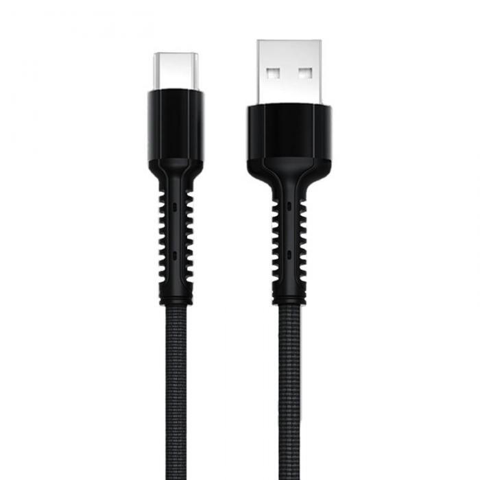Kabeļi - Cable USB LDNIO LS64 type-C, 2.4A, length: 2m LS64 type c - ātri pasūtīt no ražotāja