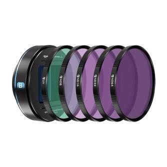 Viedtālruņiem - Set of 5 anamorfic filters Freewell Sherpa for iPhone 13 / iPhone 14 (blue) - быстрый заказ от производителя