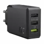 AC адаптеры, кабель питания - Беспроводное зарядное устройство Green Cell GC ChargeSource 3 3xUSB 30W с функциями - быстрый заказ от производителя