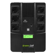 AC adapteri, strāvas vadi - Uninterruptible power supply UPS Green Cell AiO 800VA 480W UPS07 - ātri pasūtīt no ražotājaAC adapteri, strāvas vadi - Uninterruptible power supply UPS Green Cell AiO 800VA 480W UPS07 - ātri pasūtīt no ražotāja