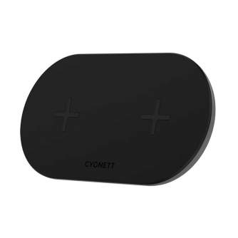 Кабели - Dual wireless charger Cygnett 20W (black) CY3439WIRDD - быстрый заказ от производителя