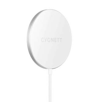 Kabeļi - Wireless charger Cygnett 7.5W 2m (white) CY3758CYMCC - ātri pasūtīt no ražotāja