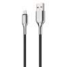 Cables - Cable USB to Lightning Cygnett Armoured 12W 2m (black) CY2670PCCAL - quick order from manufacturerCables - Cable USB to Lightning Cygnett Armoured 12W 2m (black) CY2670PCCAL - quick order from manufacturer
