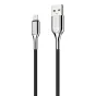 Больше не производится - Cable USB to Lightning Cygnett Armoured 12W 3m (black) CY2671PCCAL