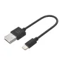Discontinued - Cable USB to Lightning Cygnett 12W 0.1m (black) CY2721PCCSL