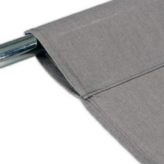 Backgrounds - Falcon Eyes Background Cloth BCP-104 2,7x7 m Grey - quick order from manufacturer