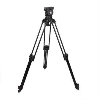 Video Tripods - Nest Professional Tripod EI-7085-C2 + Fluid Damped Pan Head - quick order from manufacturer