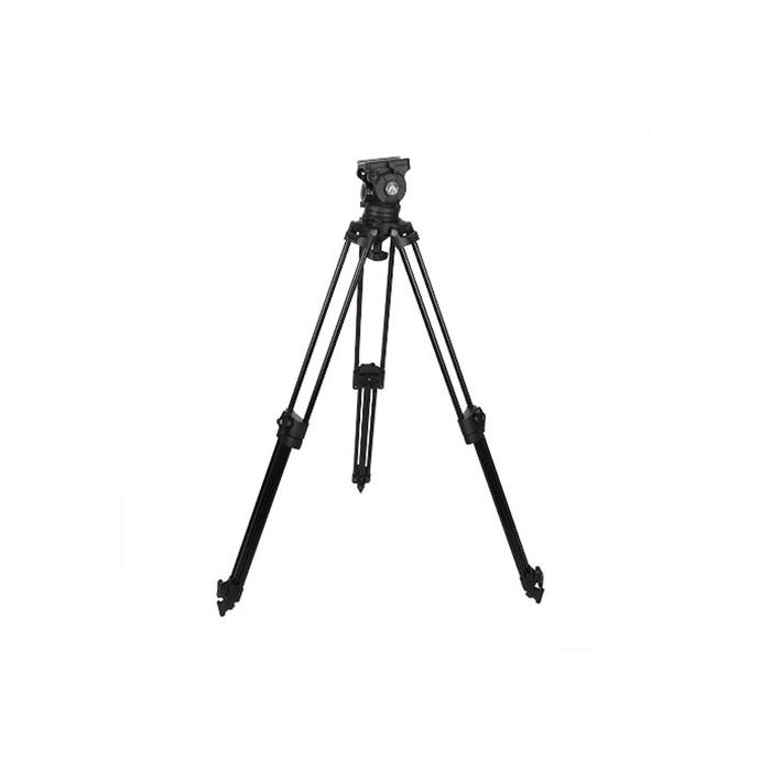 Video Tripods - Nest Professional Tripod EI-7085-C2 + Fluid Damped Pan Head - quick order from manufacturer