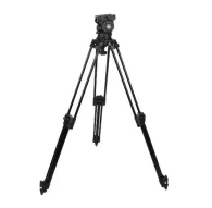 Video Tripods - Nest Professional Tripod EI-7085-C2 + Fluid Damped Pan Head - quick order from manufacturerVideo Tripods - Nest Professional Tripod EI-7085-C2 + Fluid Damped Pan Head - quick order from manufacturer