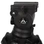 Video Tripods - Nest Professional Tripod EI-7085-C2 + Fluid Damped Pan Head - quick order from manufacturer
