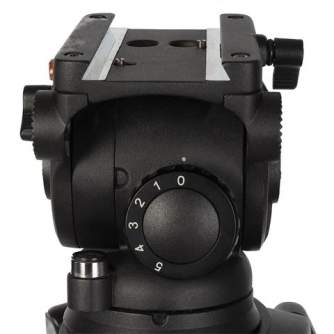 Video statīvi - Nest Professional Tripod EI-7085-C2 + Fluid Damped Pan Head - ātri pasūtīt no ražotāja