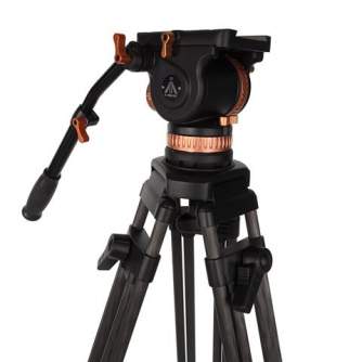 New products - Nest Professional Tripod EI-7080-AA + Fluid Damped Pan Head - quick order from manufacturer
