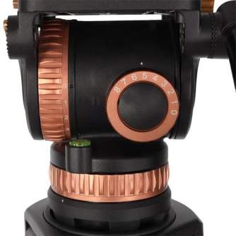 Sortimenta jaunumi - Nest Professional Tripod EI-7080-AA + Fluid Damped Pan Head - ātri pasūtīt no ražotāja