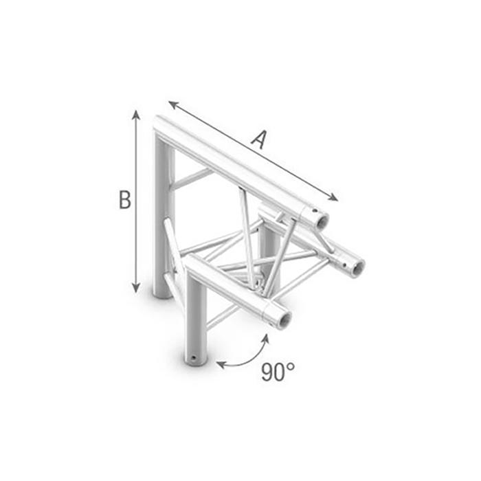 New products - StudioKing Truss Triangle 90 Degree Corner Piece Flat Side Down - quick order from manufacturer