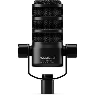 Podkāstu mikrofoni - Rode mikrofons PodMicUSB PodMic USB Type-C + XLR - perc šodien veikalā un ar piegādi