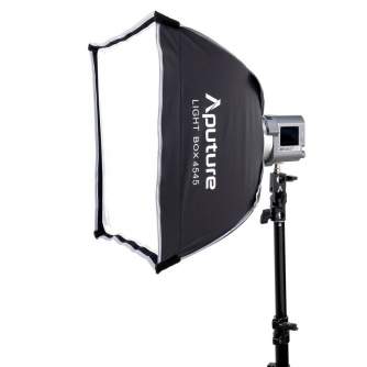 Softboxes - Aputure Light Box 45x45cm softbox Bowens Mount w. grid - buy today in store and with delivery