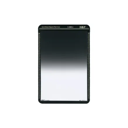 H&ampY H&Y Soft grey half filter GND 1,2 with magnetic frame -100x150 mm