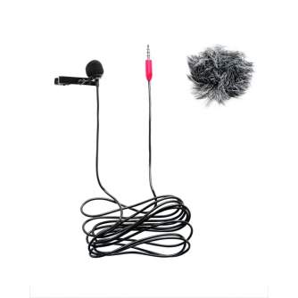 Microphones - Saramonic SR-LMX1+ tie microphone with mini Jack TRRS - quick order from manufacturer