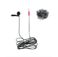Piespraužamie mikrofoni (Lavalier) - Saramonic SR-LMX1+ kaklasaites mikrofons ar mini Jack TRRS savienojumu - ātri pasūtīt no ražotājaPiespraužamie mikrofoni (Lavalier) - Saramonic SR-LMX1+ kaklasaites mikrofons ar mini Jack TRRS savienojumu - ātri pasūtīt no ražotāja