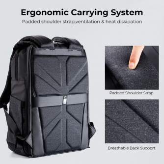 Рюкзаки - K&F Concept Beta Backpack 20L Photography Backpack (Black + Deep Grey) - быстрый заказ от производителя