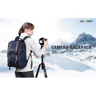 Mugursomas - K&F Concept Dual Shoulders Camera Bag for Travel KF13.087 - купить сегодня в магазине и с доставкой