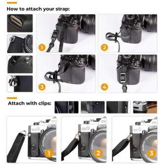 Ремни и держатели для камеры - K&F Concept Retro Camera Shoulder Strap - быстрый заказ от производителя