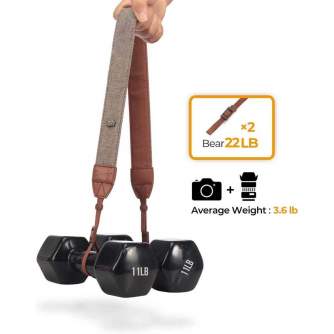 Ремни и держатели для камеры - K&F Concept Retro Camera Shoulder Strap (brown) - быстрый заказ от производителя