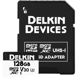 Sortimenta jaunumi - DELKIN TRAIL CAM HYPERSPEED MICROSDHC (V30) R100/W75 128GB DDMSDAHS128GB - ātri pasūtīt no ražotāja