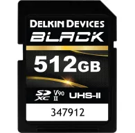 Карты памяти - DELKIN SD BLACK RUGGED UHS-II (V90) R300/W250 512GB (NEW) DSDBV90512BX - быстрый заказ от производителяКарты памяти - DELKIN SD BLACK RUGGED UHS-II (V90) R300/W250 512GB (NEW) DSDBV90512BX - быстрый заказ от производителя
