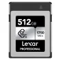 Memory Cards - LEXAR CFEXPRESS PRO SILVER SERIE R1750/W1300 512GB LCXEXSL512G-RNENG - quick order from manufacturer