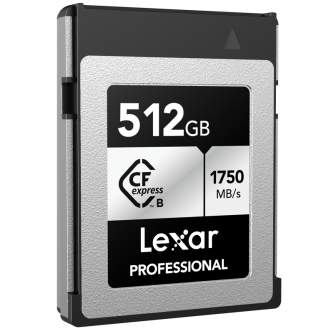Memory Cards - LEXAR CFEXPRESS PRO SILVER SERIE R1750/W1300 512GB LCXEXSL512G-RNENG - buy today in store and with delivery