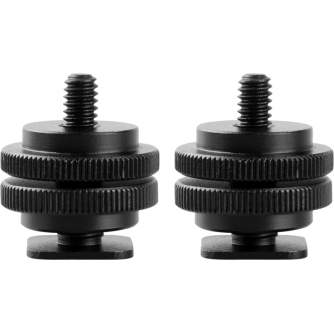 Rigu aksesuāri - SmallRig 1631 Cold Shoe Adpt w/ 3/8 - 1/4 Thread (2 gab.) - быстрый заказ от производителя