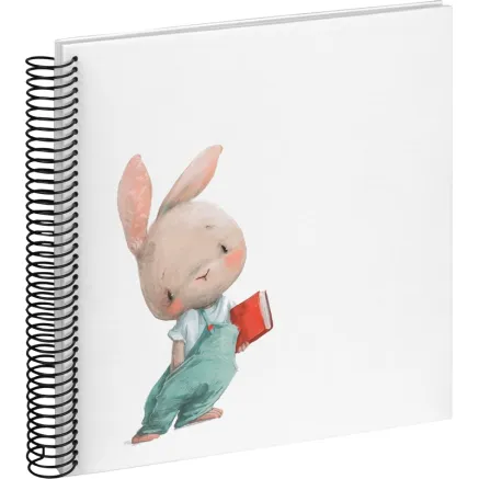 WALTHER KIDS ALBUM WIRE-O 25X25 CM BUNNY NOSEY SA-132