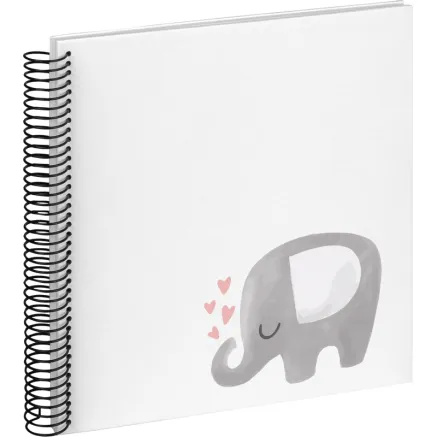 WALTHER KIDS ALBUM WIRE-O 25X25 CM ELEPHANT HEARTING SA-133
