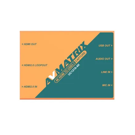 AVMATRIX UC1218-4K 4K HDMI to USB 3.1 Type-C Video Capture UC1218-4K