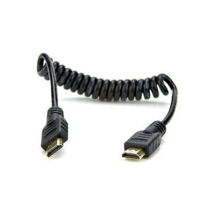 Elvid 4K Coiled HDMI Cable 1.5ft Atomos 6984 ATOMCAB010
