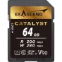 Atmiņas kartes - Exascend Catalyst UHS-II SD card, V90,64GB EX64GSDU2 - ātri pasūtīt no ražotāja
