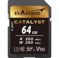 Atmiņas kartes - Exascend Catalyst UHS-II SD card, V90,64GB EX64GSDU2 - ātri pasūtīt no ražotājaAtmiņas kartes - Exascend Catalyst UHS-II SD card, V90,64GB EX64GSDU2 - ātri pasūtīt no ražotāja