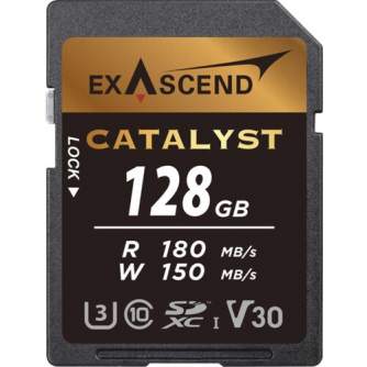 Exascend Essential UHS-I SD card, V30,128GB EX128GSDU1-S