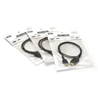 Video vadi, kabeļi - Infinitec HDMI TO Mini HDMI ultra thin flixible 4K cable, 50CM IFCHAHC50 - ātri pasūtīt no ražotāja