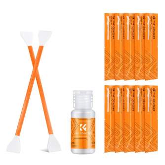 New products - K&F Concept 10Pcs Double-Headed Cleaning Stick + 20ML Cleaning Solution, CMOS APS-C Frame 16mm Cleaning Cloth Sticks Set ... - quick order from manufacturer