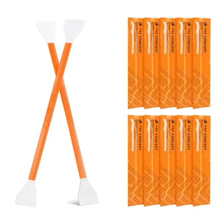 K&F Concept 10Pcs Double-Headed Cleaning Stick Set, CMOS APS-C Frame Cleaning Stick 16mm Cleaning Cloth Sticks Set SKU.1962