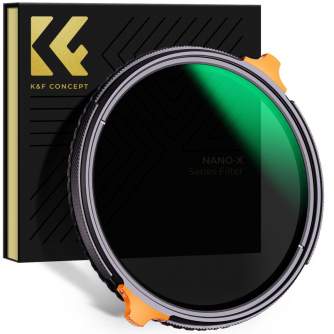 ND фильтры - K&F Concept 43mm ND4-ND64 (2-6 Stop) Variable ND Filter and CPL Circular Polarizing Filter 2 in 1 KF01.1908 - быстр