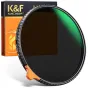 ND neitrāla blīvuma filtri - K&F Concept 62mm Variable ND Filter ND2-ND400 (9 Stop) KF01.1462 - ātri pasūtīt no ražotāja Profesionāļu labākā izvēle