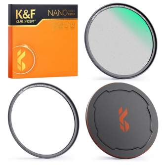 ND neitrāla blīvuma filtri - K&F Concept 72mm Magnetic Black Soft Diffusion 1/8 Filter Special CineBloom Effect - Nano X Series SKU.1840 - ātri pasūtīt no ražotāja