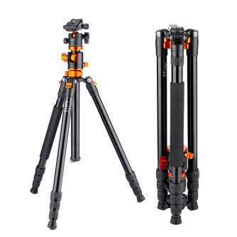 New products - K&F Concept Compact Aluminum DSLR Tripod (09.090) KF09.090V1 - quick order from manufacturer