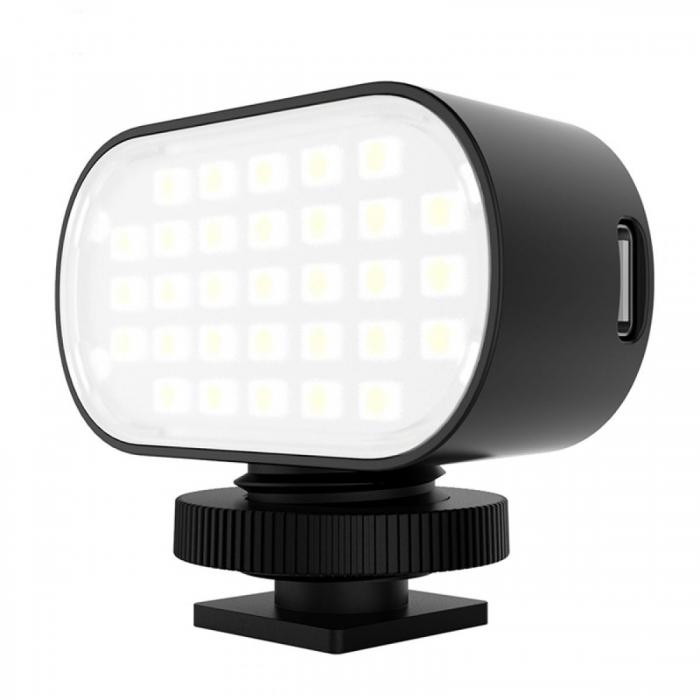 LED Lampas kamerai - K&F Concept Full-color RGB Fill Light Oval GW51.0086 - купить сегодня в магазине и с доставкой